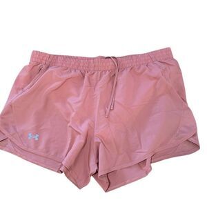 Under Armour Women’s Fly-By Shorts, Rose, Size XL, NWT